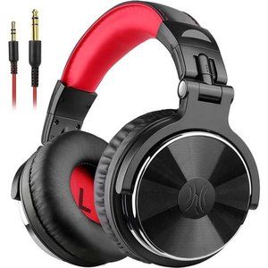 Over Ear Headphone, Wired Bass Headsets with 50mm Driver, Foldable Lightweight